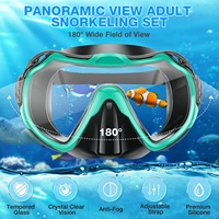Masque de plongée sous-marine étanche professionnel tubas masque équipement lunettes lunettes plongée natation facile souffle Tube ensemble