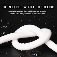 Fiable étanchéité liquide ongles prix adhésif sealantnail autocollant décoration acrylique liquide ongles verre silicone mastic