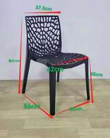 Chaise en plastique, confortable pour les loisirs en plein air, belle, pratique, simple et durable