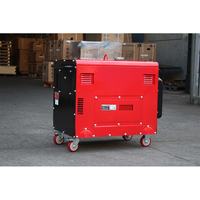 Gebrauchter Bestseller Mini Leiser Diesel-Benzin-Generator 2,8KW/3KW Hochwertiger Einphasiger Seilzugstarter 50Hz ATS Hochwertige Gleichstromquelle
