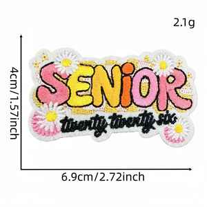 Nouvelle Broderie Informatique – Badge Brodé Coloré pour Diplômé du Lycée 2026, Idéal pour Vêtements et Sacs Décoratifs - Product Image 6