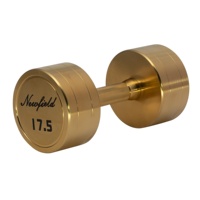 2.5-50kg haltères en acier chromé de qualité commerciale or titane galvanisé ensemble pour la maison Gym Fitness Pilates musculation