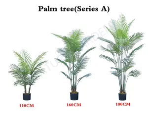 Palmeira artificial para jardim, palmeira seca enfeite de árvores falsas para decoração de casa e área interna de plástico