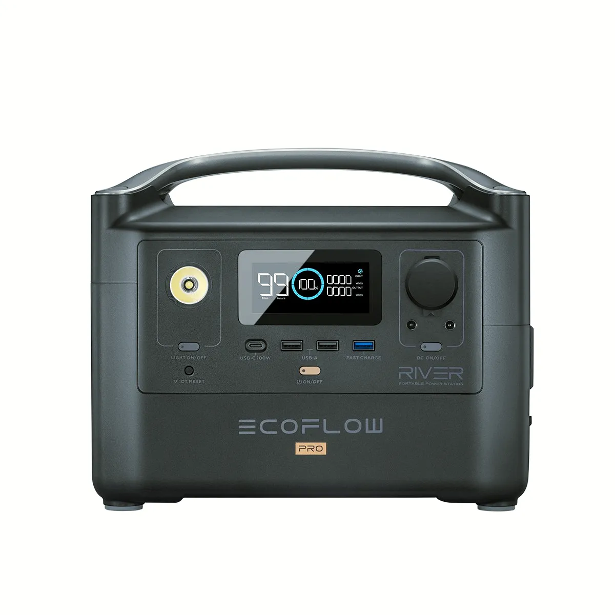 ECOFLOW RIVER Pro Portable Power Station 720Wh Power Multiple DevicesRecharge 0-80% Within 1 Hourfor Camping RV Outdoor