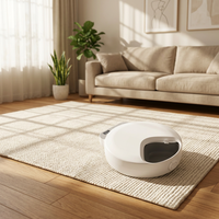 Distributeur de nourriture intelligent pour animaux de compagnie, sans fil, avec minuterie, 5L, amovible, pour nourriture sèche et humide, pour chiens et chats