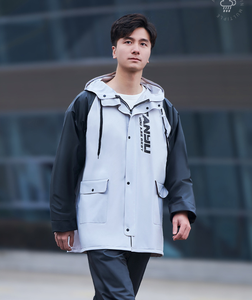 Imperméable et pantalon <span class=keywords><strong>de</strong></span> pluie costume veste unisexe randonnée à emporter cavalier prévention des tempêtes <span class=keywords><strong>de</strong></span> pluie <span class=keywords><strong>moto</strong></span> <span class=keywords><strong>Tiktok</strong></span> - Product Image 4