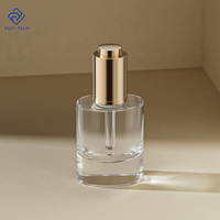 Botol Semprot Kaca Bulat Berkualitas Tinggi 5ml-100ml dengan Tutup Plastik, Sablon untuk Minyak Atsiri