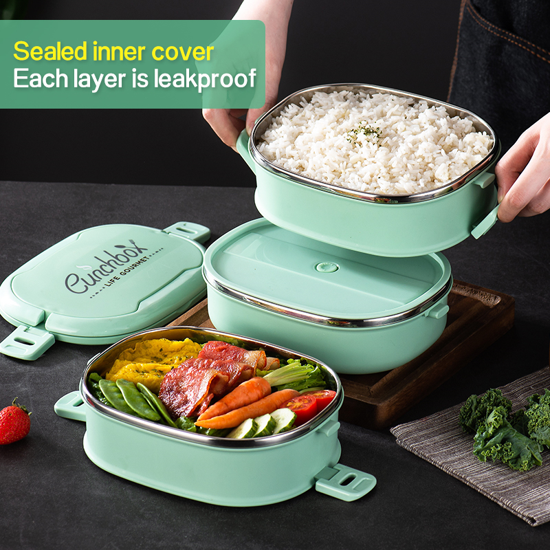邦楽 GREAT 3 L LUNCHBOX LP Snack Bento 3 – zi&co