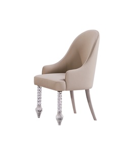Sillas de Comedor de Lujo Importadas con <span class=keywords><strong>Plumón</strong></span> de Ganso, Patas de Madera Maciza, Estilo <span class=keywords><strong>Nórdico</strong></span> Moderno, Tapizadas, para Cocina y Comedor - Product Image 2