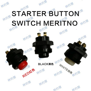 สวิตช์ปุ่มกด สีแดง สีดำ สีขาว 15.5 มม. ขั้วต่อแบบสกรู ไม่ล็อค วัสดุพลาสติก IP40 - Product Image 5