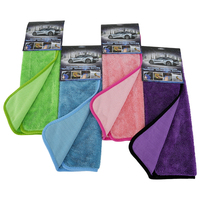 Serviette de nettoyage pour voiture 600 g/m², ensemble de serviettes de séchage en microfibre pour voiture, emballage, forte capacité de nettoyage, serviette de séchage en microfibre pour voiture