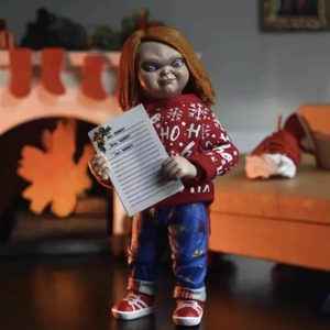 Figura de acción coleccionable de PVC de <span class=keywords><strong>Chucky</strong></span> en traje navideño de <span class=keywords><strong>la</strong></span> <span class=keywords><strong>serie</strong></span> de televisión estadounidense NECA Play TV Series American Drama. - Product Image 2