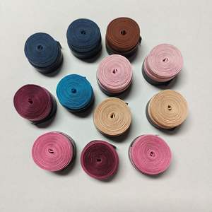 Macaron Color PU Leather Racket <b>Grip</b> <b>Tape</b> Non Slip Sweat Absorbing For Badminton Tennis Table Tennis Fishing Universal Fit - Product Image 3