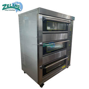 Nuovo Forno Industriale Automatico a Gas a 3 Piani con 9 Teglie per Pizza e Torte, con Funzione Vapore per Panifici e Pasticcerie - Product Image 3