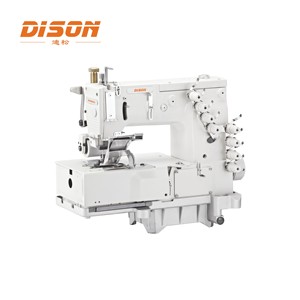Machine à coudre industrielle à plat multi-aiguilles à double point de chaînette DS-1404PSF pour vêtements de sport - Product Image 3