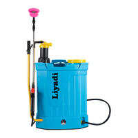 Pulvérisateur Électrique Portable 2-en-1 à Dos pour Produits Chimiques, Batterie Agricole 16L