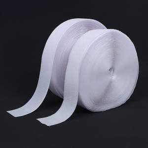 Ventes en gros de rubans auto-agrippants tissés non adhésifs pour machines à coudre, attaches pour vêtements, accessoires blancs, support OEM ODM - Product Image 4