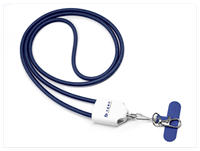 Kabel pengisi daya tali ponsel, kabel Data USB Pd 60w untuk ponsel mencegah kehilangan
