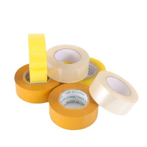Cinta de embalaje transparente amarilla de 10, 20, 30, 40, 45, 50, 55, 60 mm de alta adherencia para sellado de cajas, logística y comercio electrónico - Product Image 2