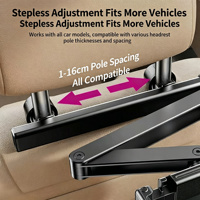 Support de tablette réglable pour voiture, pour siège arrière, pour enfants, tablette, iPad, iPhone, support de tablette pour appuie-tête de voiture, compatible avec les tablettes de 4,7 à 16 pouces