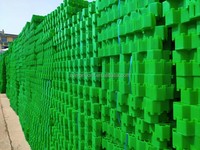 Grille de protection en plastique PP au design moderne pour allées de jardin, pentes, espaces verts scolaires, parkings, allées de voitures et protection du béton - Terrassement
