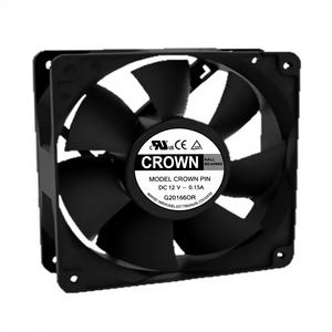 Ventilador Axial de Conducto DC Crown 12038 SERVERT1 con Rodamiento de Bolas, Eléctrico, de Plástico, OEM para Gamepad - Product Image 1