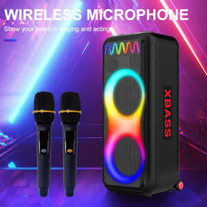 Sing-e ZQS10212 Altavoces de Audio Portátiles para Exteriores de Doble Woofer de 10 Pulgadas y Alta Potencia de 100 W, Fabricados en China, para Fiestas de <span class=keywords><strong>Karaoke</strong></span> - Product Image 5