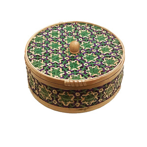 Caja de dulces de bambú rectangular multicolor, cajas de regalo de boda, caja de almacenamiento de color VietnamCustomized - Product Image 4