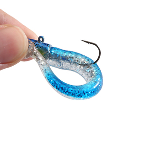 Señuelo de pesca de silicona, cebo Artificial brillante, plantilla de cabeza de plomo, para peces, lubina, <span class=keywords><strong>carpa</strong></span> - Product Image 5