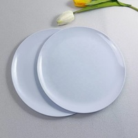 Assiettes en mélamine incassables personnalisées en gros, assiettes en mélamine blanches en vrac, vaisselle, vaisselle de restaurant, vaisselle pour la restauration