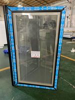 Fenêtre en PVC/UPVC à économie d'énergie avec stores intégrés, fenêtres à battants en PVC/UPVC pour la maison, pour la décoration intérieure