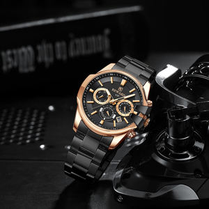 REWARD RD81110M Nuevos Relojes de Pulsera de Acero Inoxidable para Hombre, Relojes de Pulsera Deportivos Luminosos a Prueba de Agua - Product Image 2
