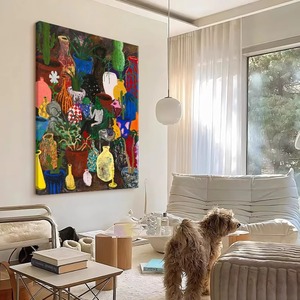 Pintura Abstracta al Óleo sobre Lienzo, de Alta Gama, para Decoración de Sala de Estar, Dormitorio, Fondo de Sofá, Cuadro para Colgar en la Pared - Product Image 2