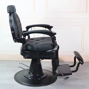 Silla de masaje de aseo reclinable para corte de pelo hidráulico, silla de peluquero de salón Retro - Product Image 6