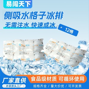 Bolsas de hielo Easy To Conquer The World, paquete de 12, absorbentes de doble cara para almacenamiento en frío y conservación de productos frescos - Product Image 5