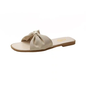 Sandali piatti antiscivolo da donna per l'estate 2025, stile coreano, modello <span class=keywords><strong>boat</strong></span> shoes, ciabatte da esterno per vacanze al mare - Product Image 1