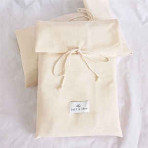 Chuanghua High Quality Cotton Canvas Linen <b>Envelope</b> Bag Jewelry <b>Gift</b> Bag Cotton Canvas Dust Bag Custom Logo Printing MOQ100 - Product Image 2
