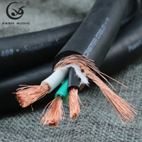 Cable de Alimentación Audiófilo YIVO XSSH Powerline 400 Signature, Núcleo OFC de 15 mm con Blindaje de Doble Capa para Sistemas de Audio HIFI OEM ODM