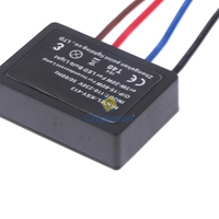 Module de commande de variateur de lumière tactile AC110-230V pour lampe de table, interrupteur tactile à capteur compatible avec les lampes à incandescence et les appliques LED