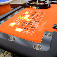 Table de Roulette Électronique Professionnelle YH Casino, Table de Roulette en Bois et Table de Poker