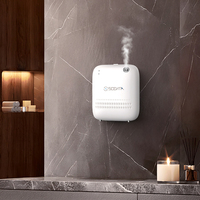 Humidificateur d'aromathérapie sans eau pour huiles essentielles AE109, triple sortie de brume, sans résidu d'huile, pour usage commercial, hôtelier et domestique