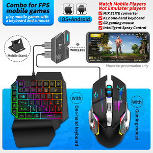 Convertitore Combo Tastiera <span class=keywords><strong>e</strong></span> <span class=keywords><strong>Mouse</strong></span> da Gioco a Una Mano, 35 Tasti, USB Cablato, Tastierino Meccanico RGB LED Retroilluminato, <span class=keywords><strong>Mouse</strong></span> Inclusi - Disponibile - Product Image 6
