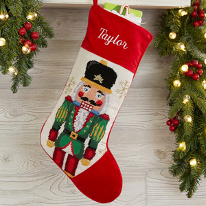 Chaussettes rouges tricotées à l'aiguille personnalisées <span class=keywords><strong>Casse</strong></span>-<span class=keywords><strong>Noisette</strong></span> <span class=keywords><strong>grande</strong></span> <span class=keywords><strong>taille</strong></span> Bas de Noël tricotés pour bébés et enfants - Product Image 3