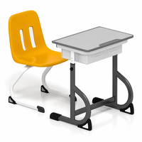 Mobilier de classe scolaire, usine certifiée ISO, bureau et chaise réglables robustes pour étudiants, fourniture en gros pour salles de classe