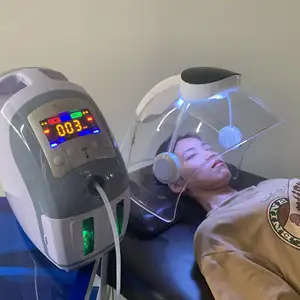Machine de pulvérisation faciale d'oxygène rajeunissement de la peau blanchissant Otoderm thérapie faciale à l'oxygène o2toderm machine