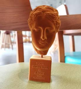 Escultura de Arte Griego de Resina Personalizada, Estatua de Poliresina con Recubrimiento de Color, Cabeza de Estatuas de Higia - Product Image 2