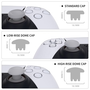 EXtremeRate - Palancas de Repuesto Personalizadas EDGE, Palancas Intercambiables para el Control de PS5 y PS4 - Product Image 4