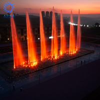 Equipo de Fuente Musical de Alta Calidad, Boquilla de Acero Inoxidable, Bomba de Luz, Control de Fuente, Usado
