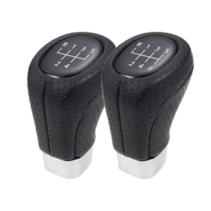 Bmw Car Gear <b>Knob</b> Leather 5 6 Speed Manual <b>Shift</b> <b>Knob</b> Ergonomic Design For Bmw Models - Product Image 4