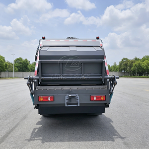 Camion compacteur de déchets Dongfeng H3, norme Euro 5, disponible en version conduite à gauche (LHD) et conduite à droite (RHD), camion collecteur de déchets à compression hydraulique avec élévateur de bacs - Product Image 6